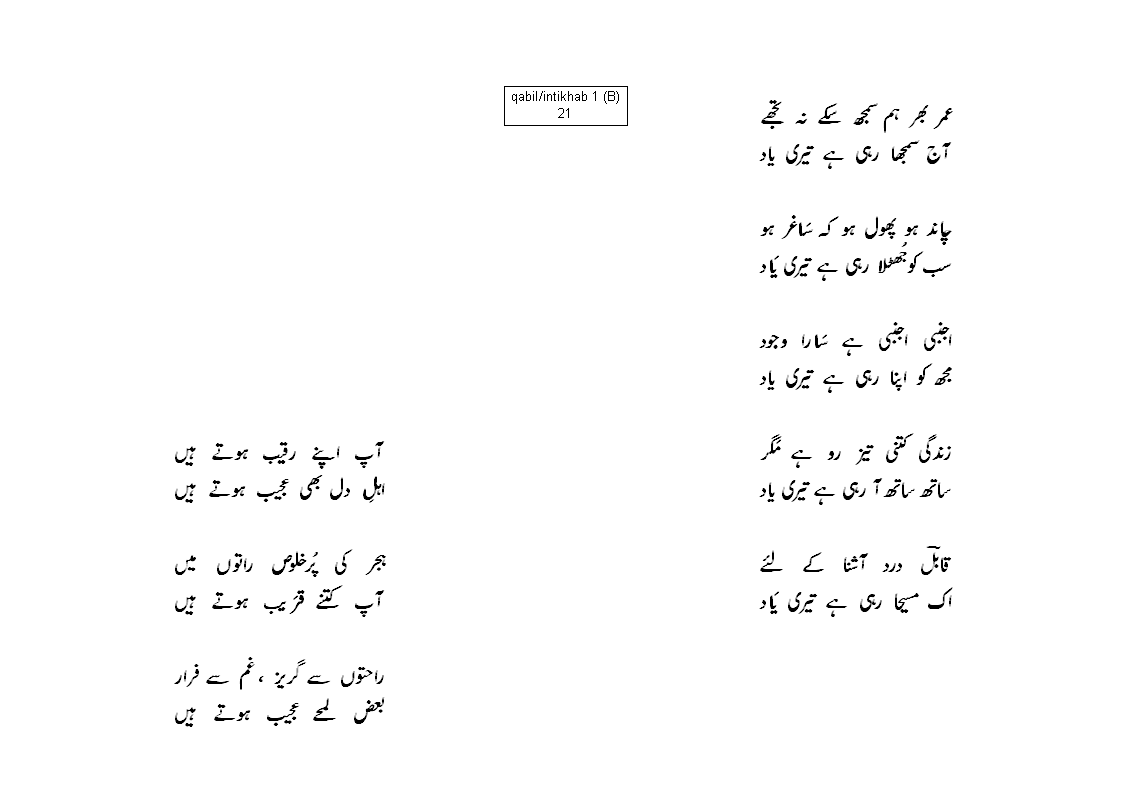 QABIL AJMERI BOOK
